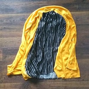 Xl cardigan AND L tank